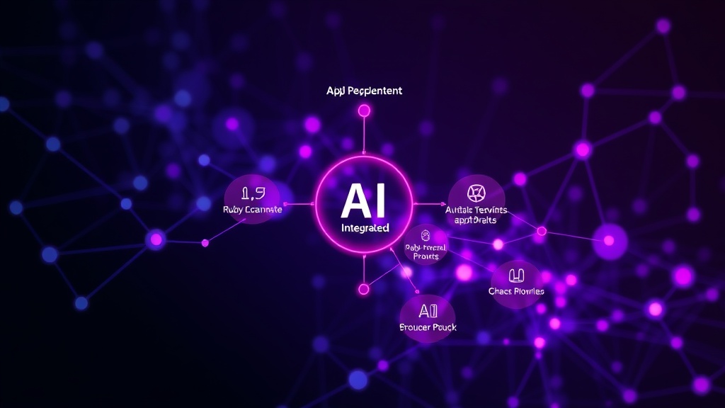 Diagram illustrating the integration points of AI tools within the Ruby development lifecycle.