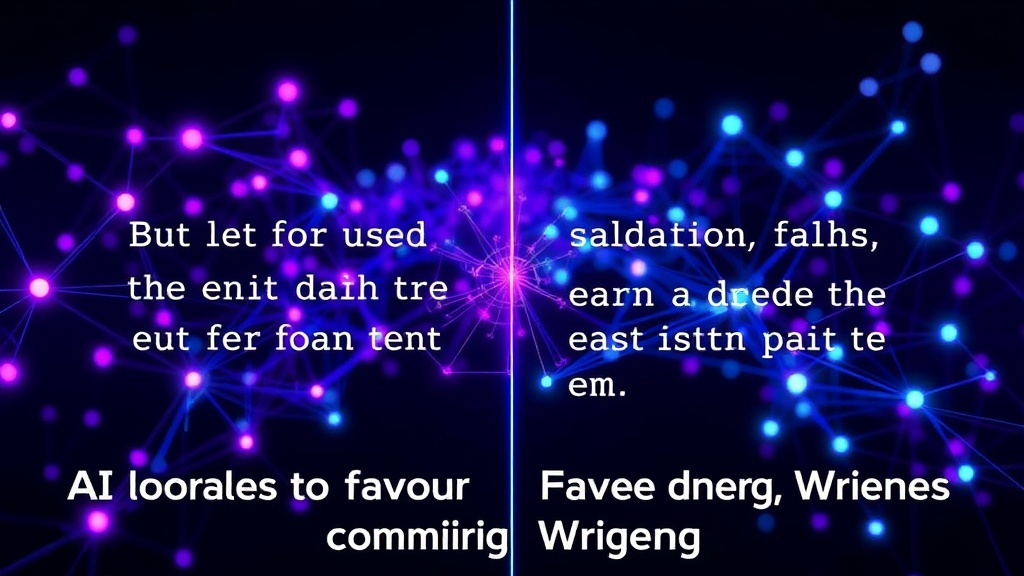 A side-by-side comparison of text using em dashes versus hyphens