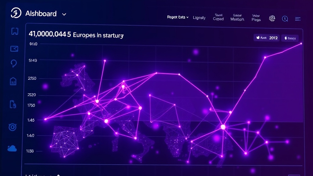 Dashboard showing valuation growth for a leading European AI startup