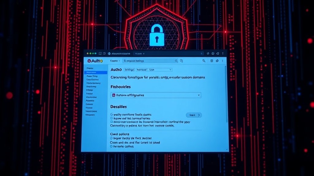 Auth0 dashboard settings highlighting critical security configuration options for custom domains