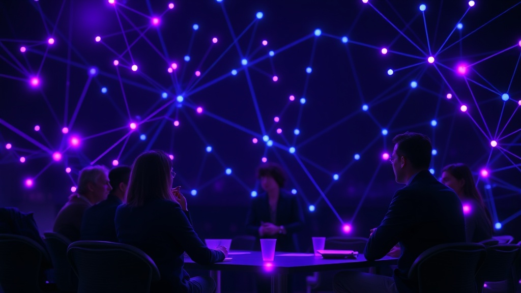 European tech founders and AI researchers at a policy discussion on talent mobility