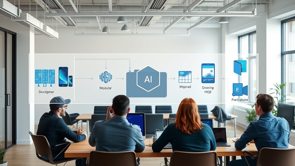 Diagram illustrating Modular's AI development workflow from model to diverse edge hardware