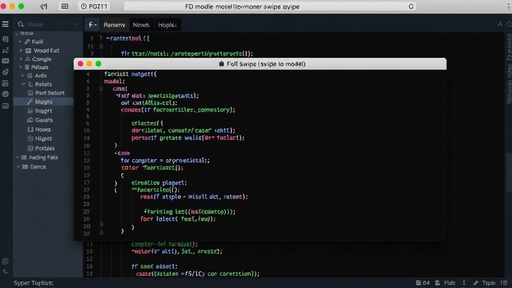 Screenshot of FUTO Swipe's model customization interface for advanced users