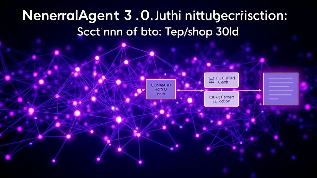 Diagram illustrating NeuralAgent 3.0's proposed workflow from command to UI action