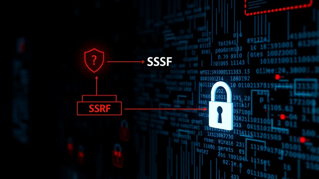 Diagram illustrating a typical SSRF attack chain targeting an enterprise network