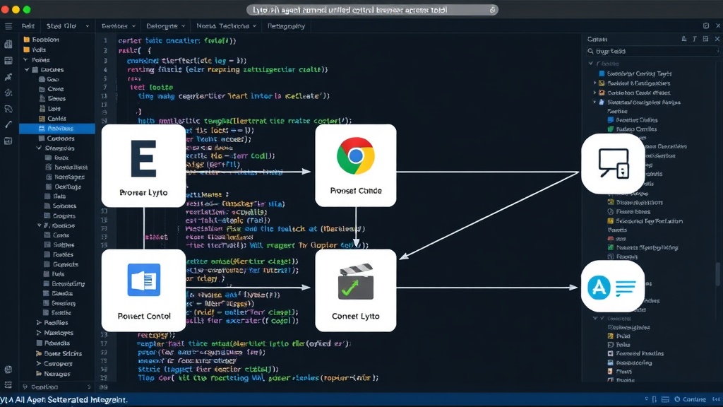 Diagram illustrating Lyto's integration points with browser extensions and communication platforms