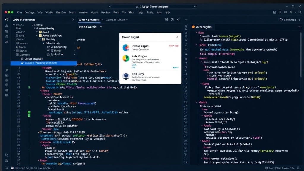 Mockup of the Lyto AI agent interface displaying integrated browser and messaging functionalities
