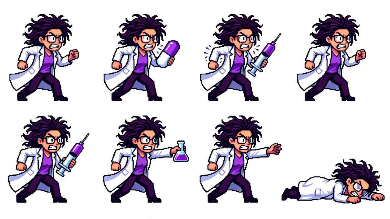 Janice Final Sprite Sheet (1 / 2)
