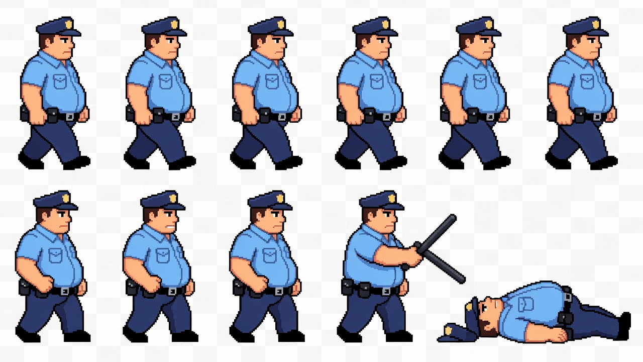 Kevin Final Sprite Sheet (2 / 2)