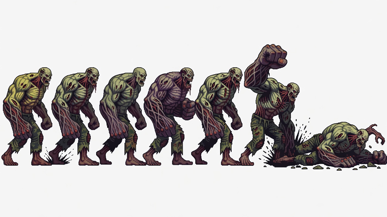 Mutant Brute Sprite Sheet (1 / 3)