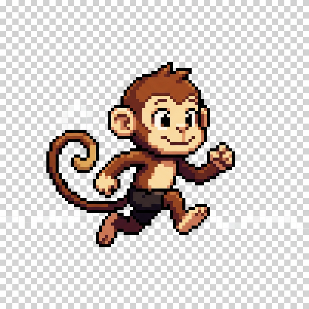 monkey sprite. no background