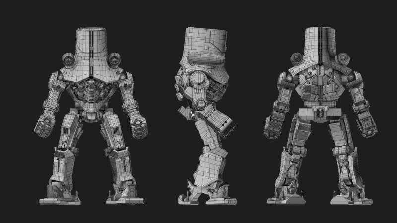 metal robot — free 3D model