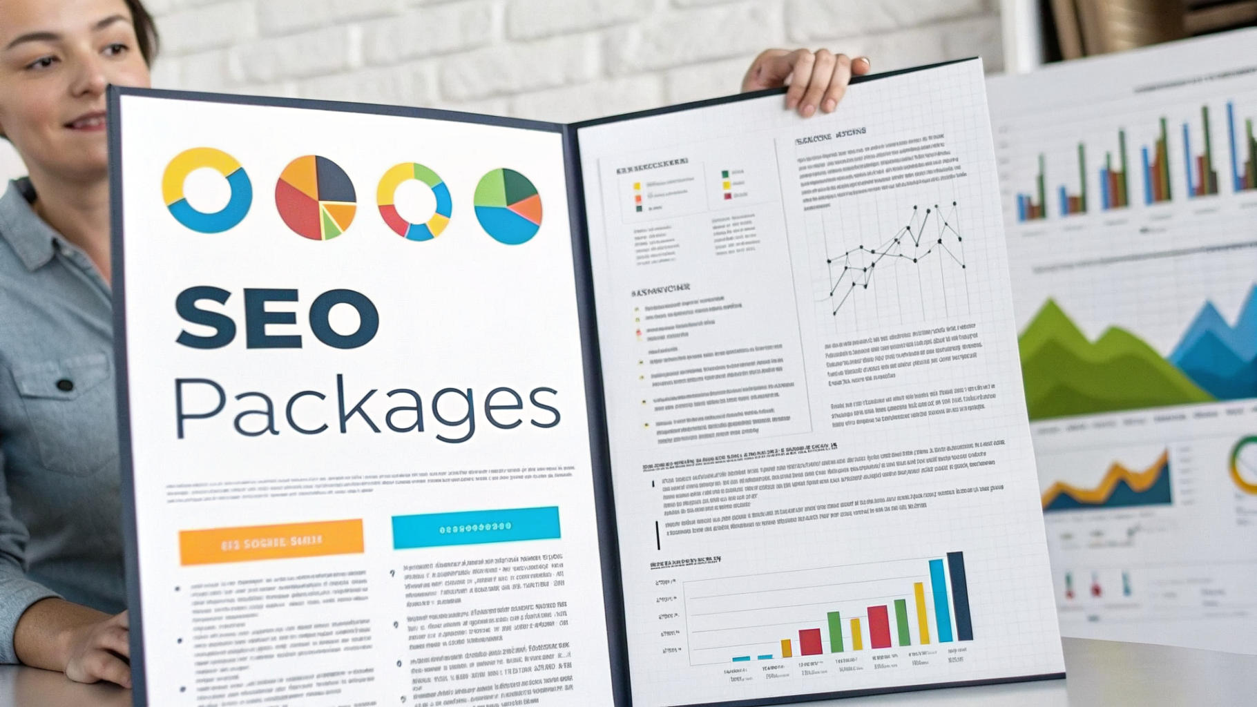 Professional infographic explaining compare seo packages explained