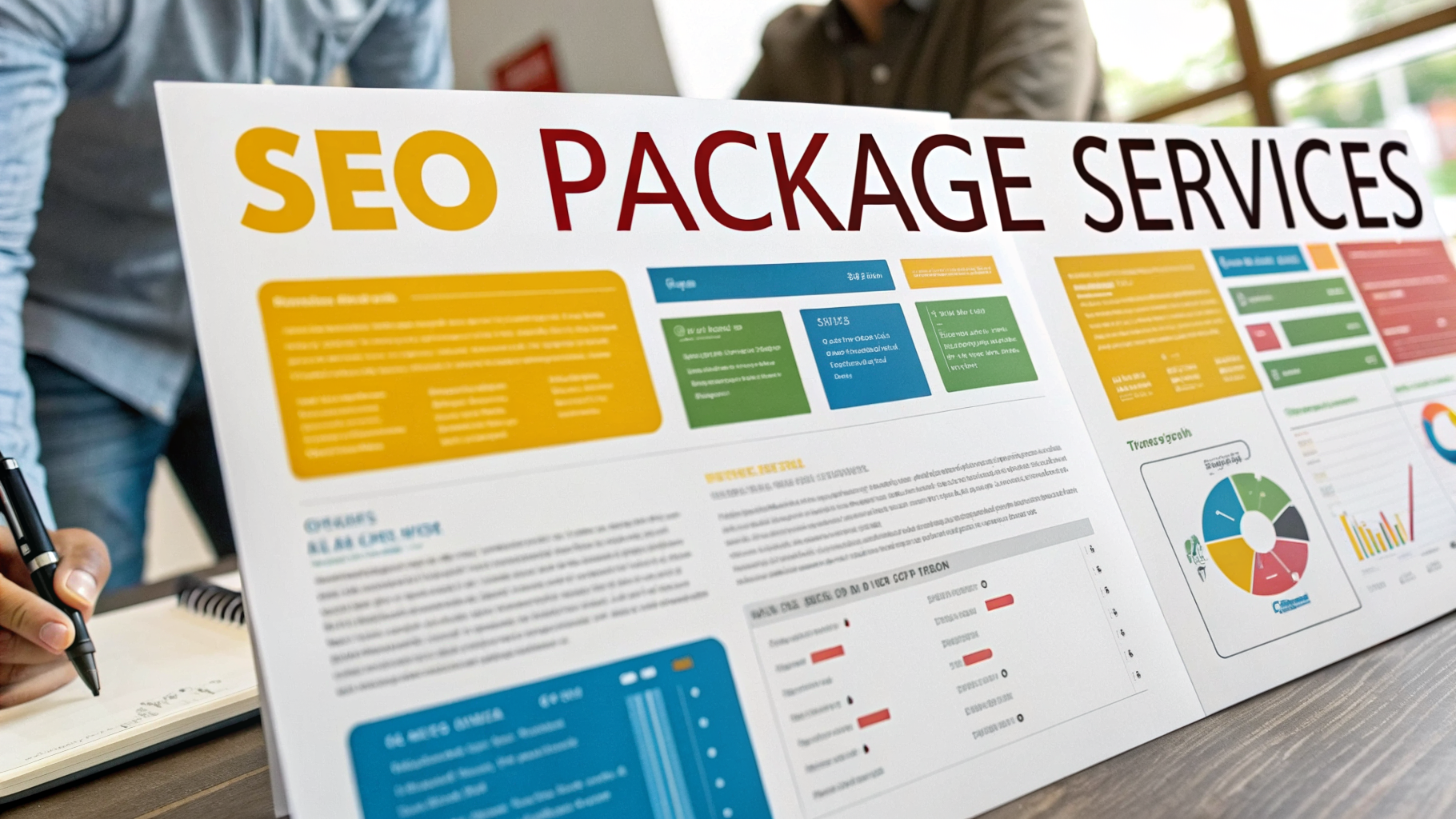Professional infographic explaining compare seo packages services