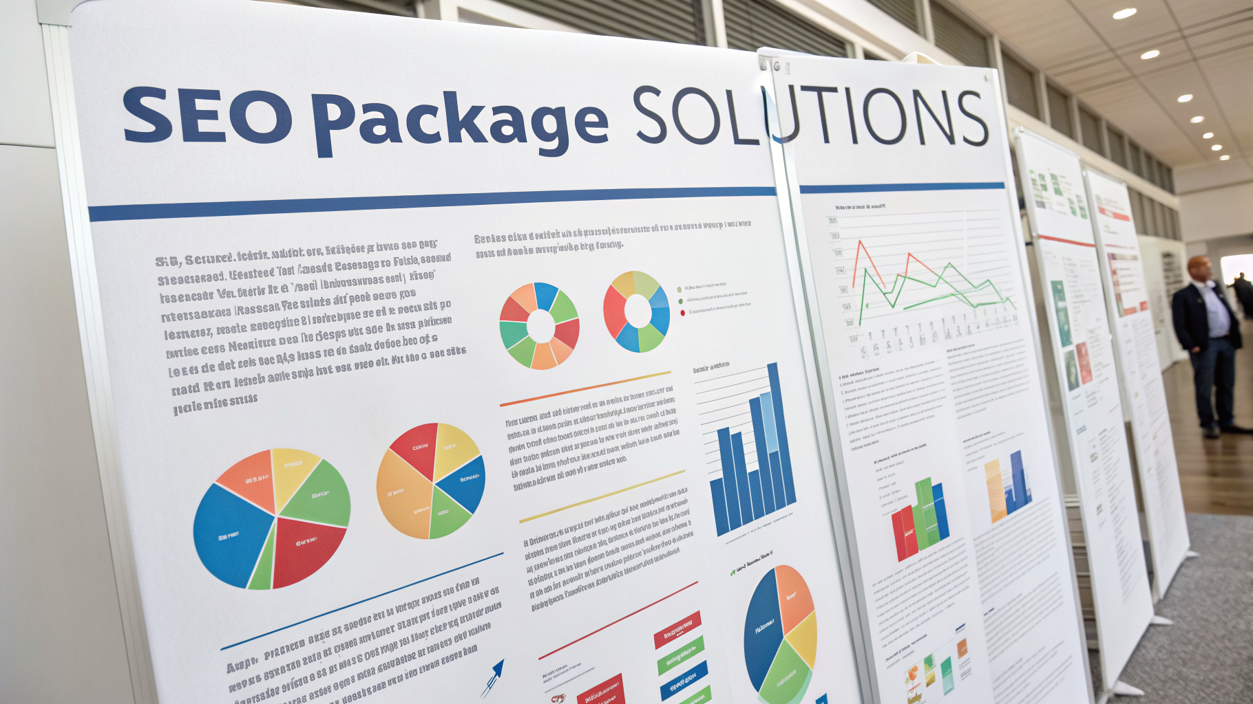 Professional infographic explaining compare seo packages solutions