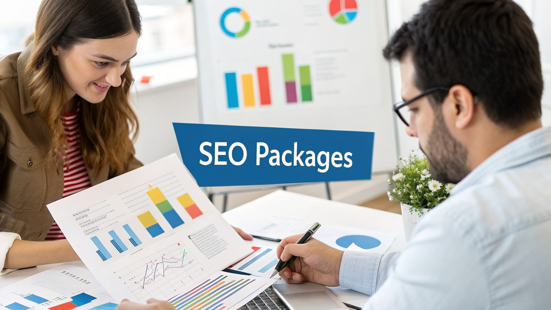 Professional infographic explaining professional compare seo packages