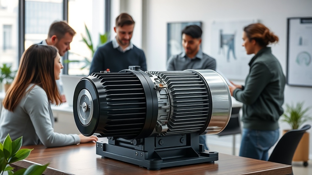 Alva Industries' ultra-compact electric motor design prototype.