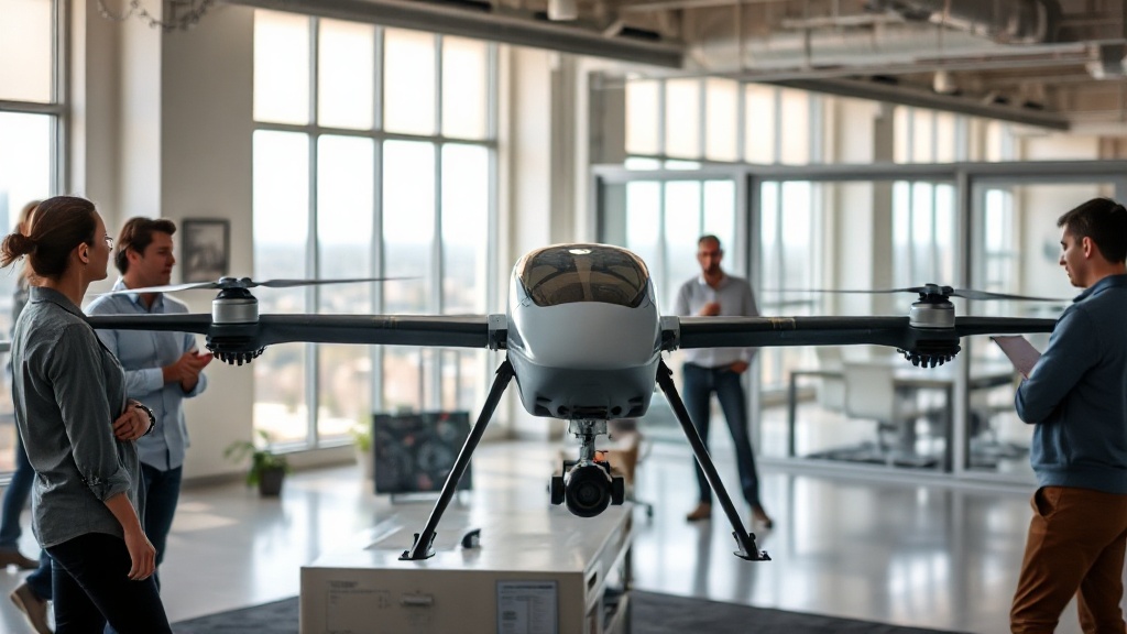 Quantum Systems eVTOL aircraft undergoing flight testing