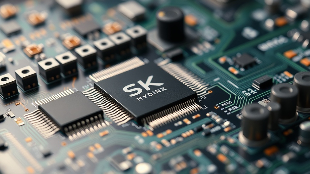 SK hynix factory in Cheongju, South Korea, focusing on NAND flash production.