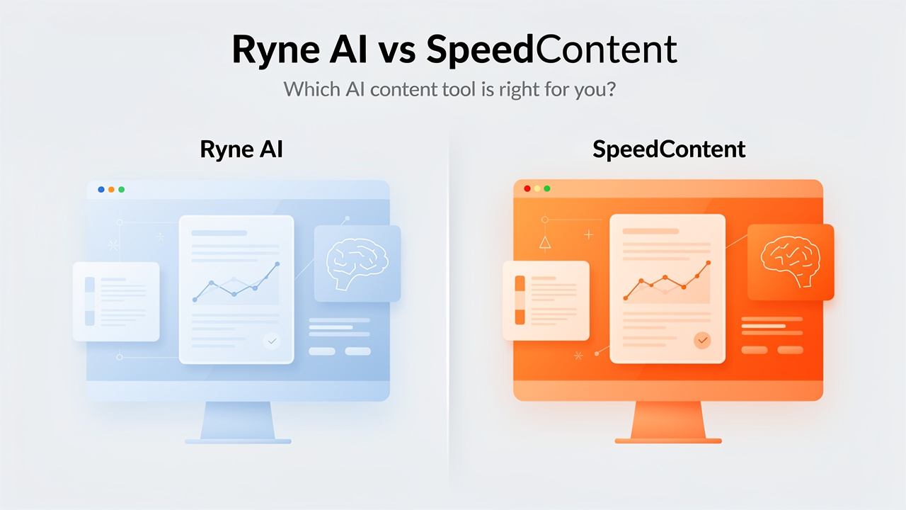 Ryne AI vs speedcontent: Which Content Creation Tool Delivers?