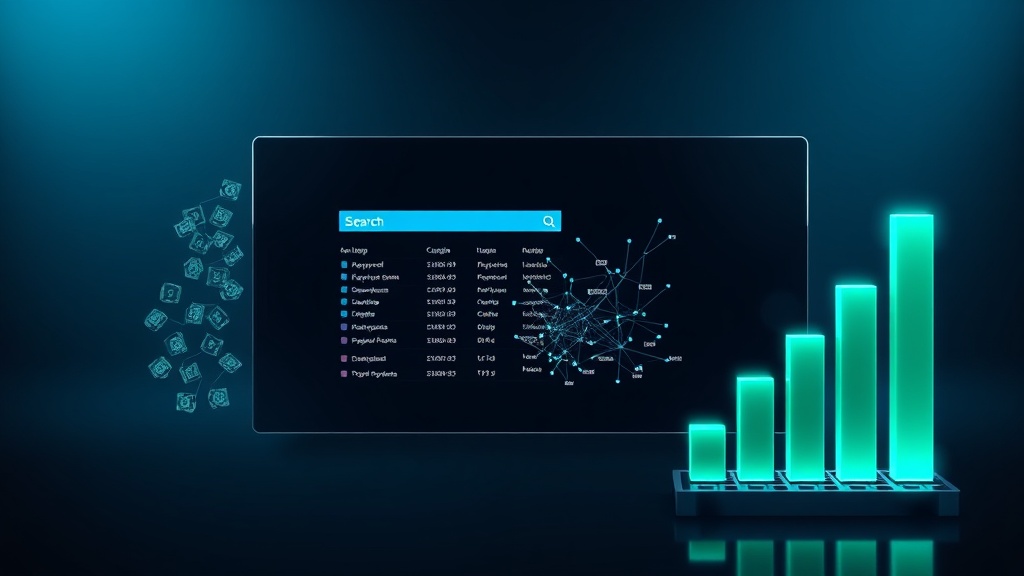 Dashboard showing keyword research tool for blog automation with AI-generated suggestions and WordPress integration