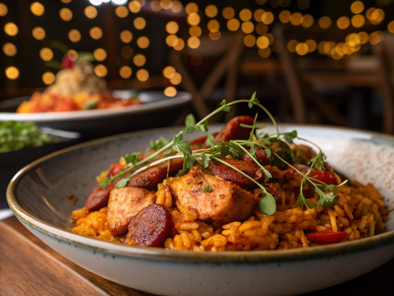 Chicken and Chorizo Paella with Smoked Paprika