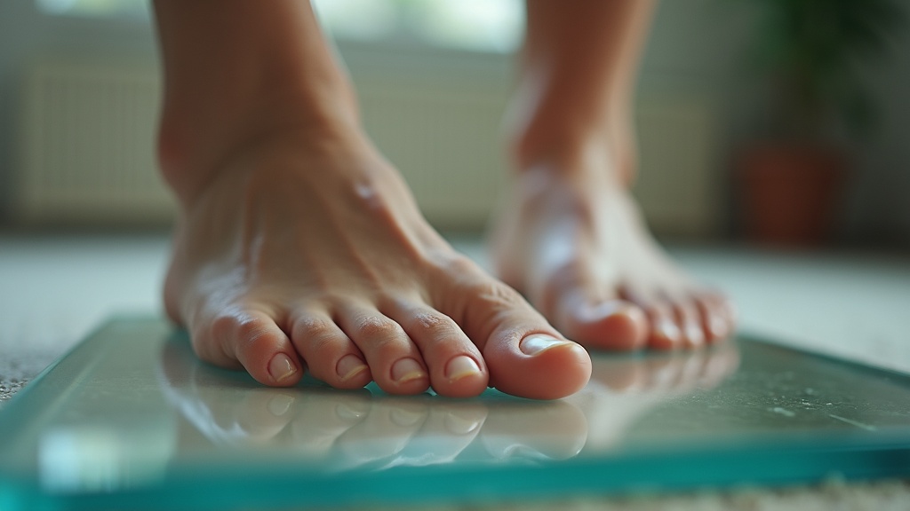 Flat foot arch contact demonstrating overpronation