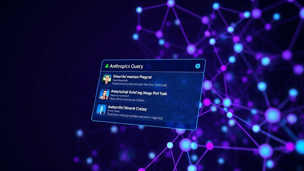 Anthropic's Claude AI interface displaying scientific research query results