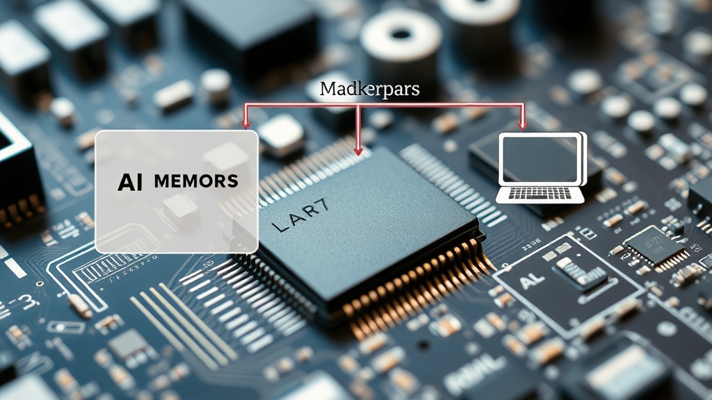 Diagram illustrating the interconnectedness of AI demand and consumer electronics in the memory market.