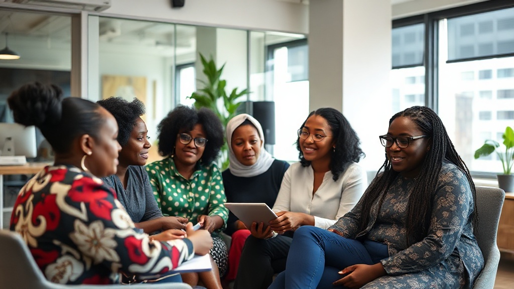 Nigerian women founders participating in a Wetech investment readiness workshop.