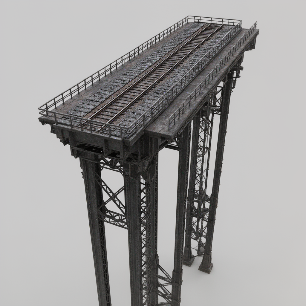 Image: 3D asset reference plate. A single isolated grand