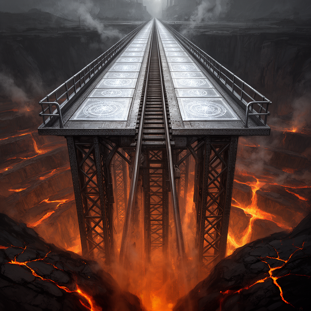 Image: Painterly matte-painting concept art, cinematic an