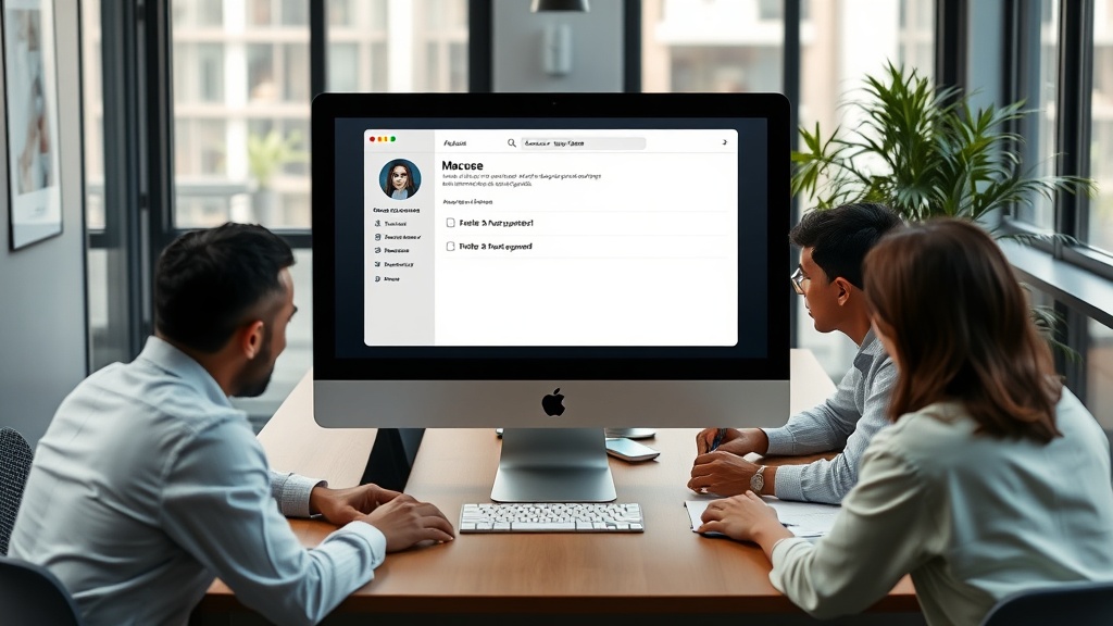 Macuse application interface showing AI prompt input and output on macOS