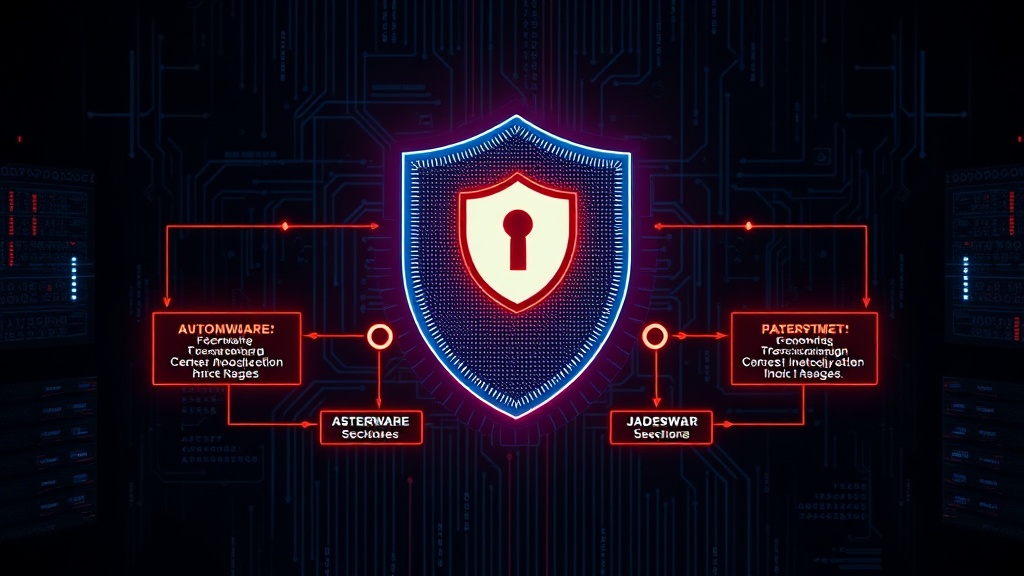Diagram illustrating the autonomous stages of the JadePuffer ransomware attack chain.