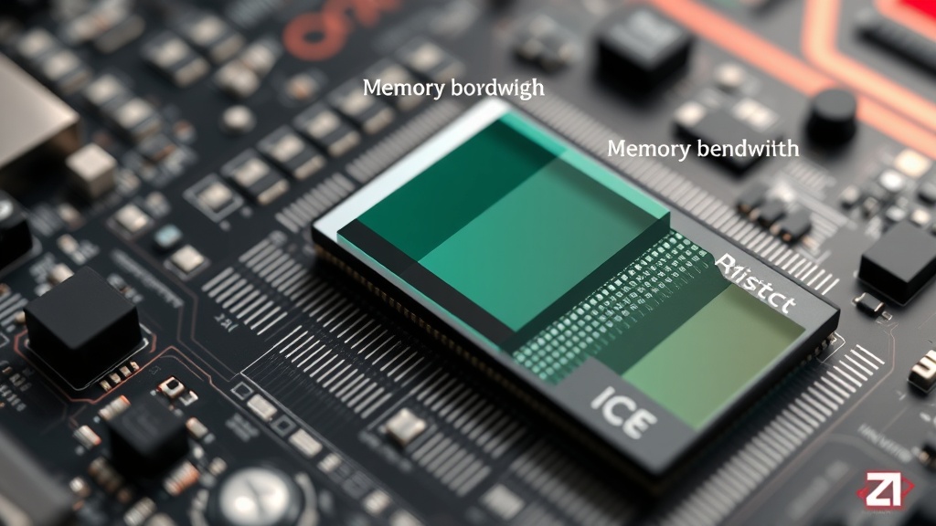 AMD Instinct MI300X GPU architecture diagram highlighting memory bandwidth