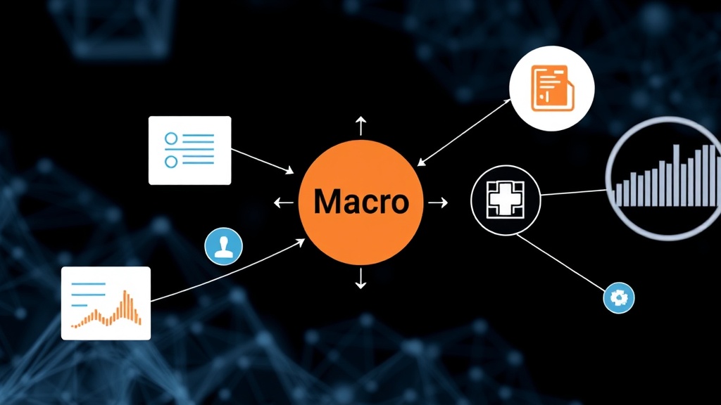 Diagram showing how Macro connects different work elements into a cohesive memory