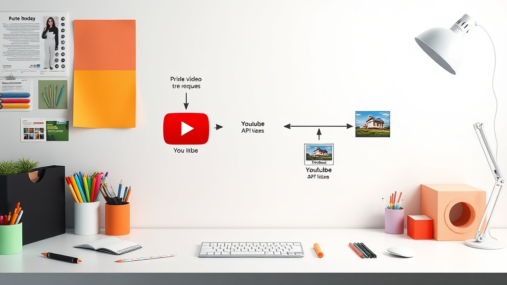Diagram illustrating the flow of a compromised YouTube API request accessing private video data