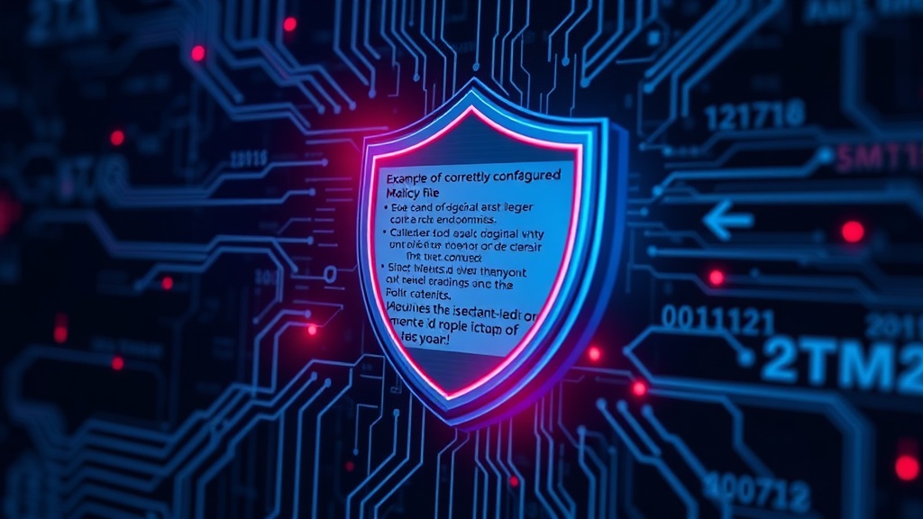 Example of a correctly configured MTA-STS policy file content