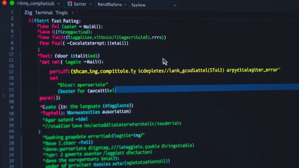 Zig compiler terminal output showing a compilation error message