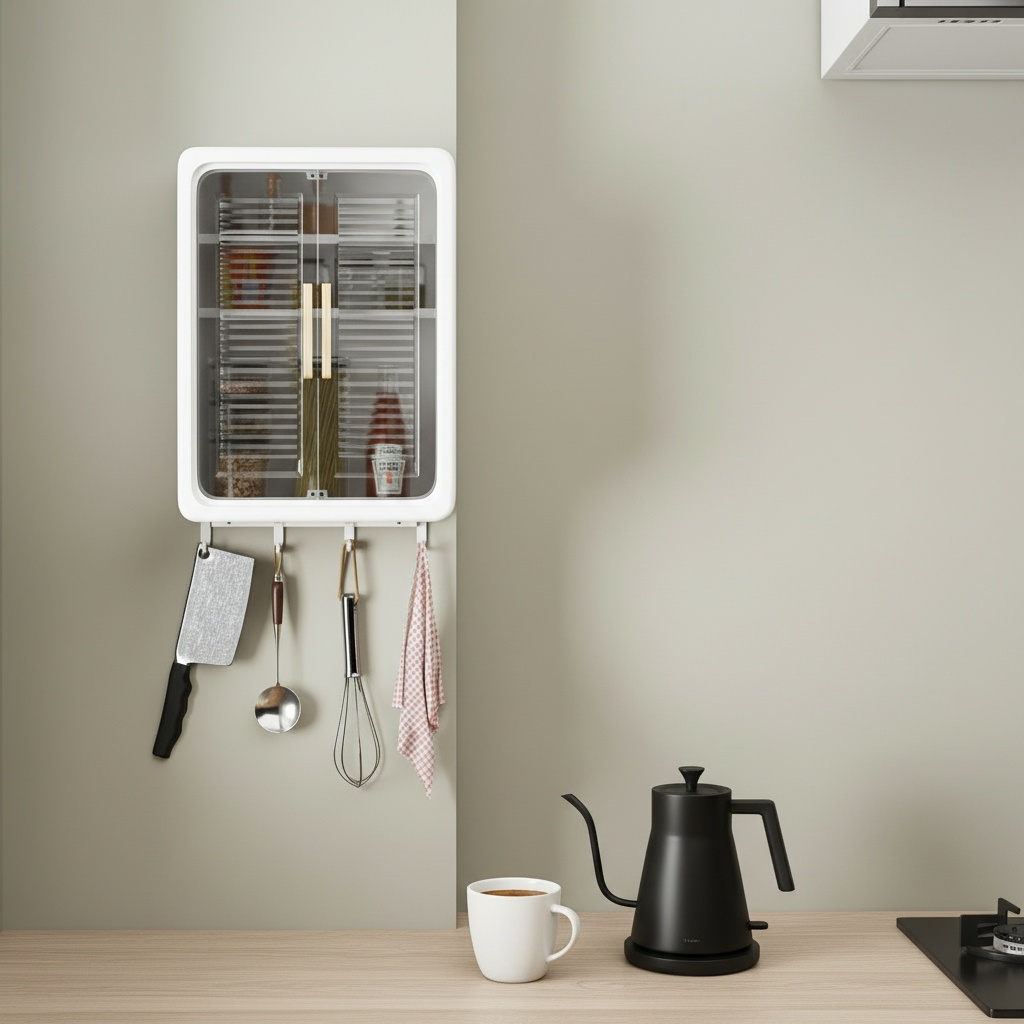 Wall-Mounted Kitchen Storage Cabinet photo 4