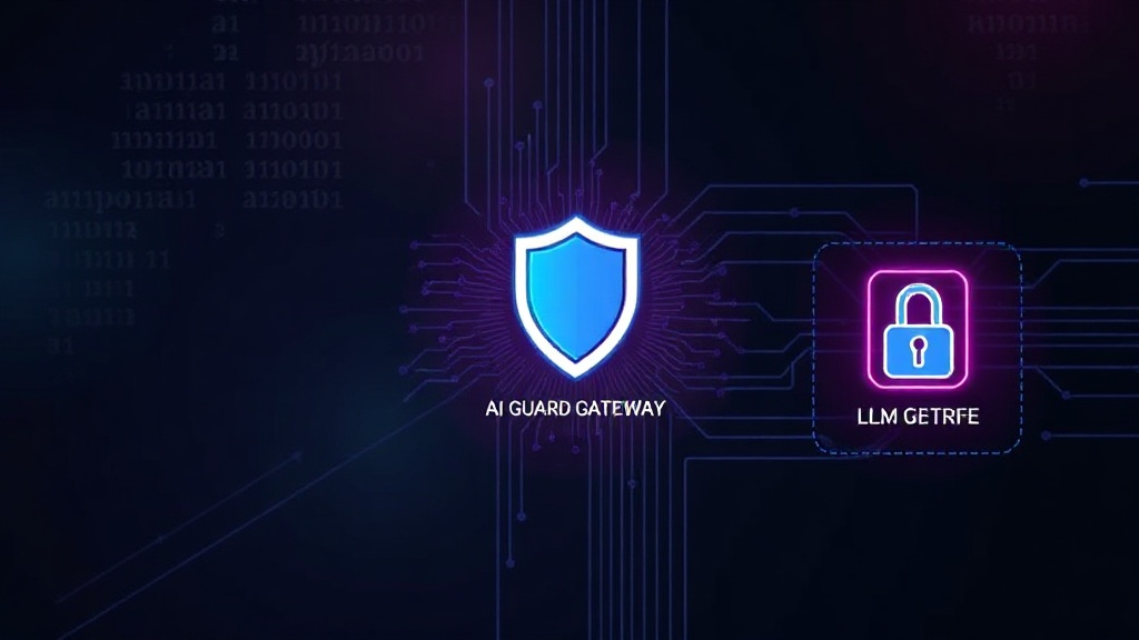 Diagram illustrating the flow of requests through AI Guard Gateway to an LLM