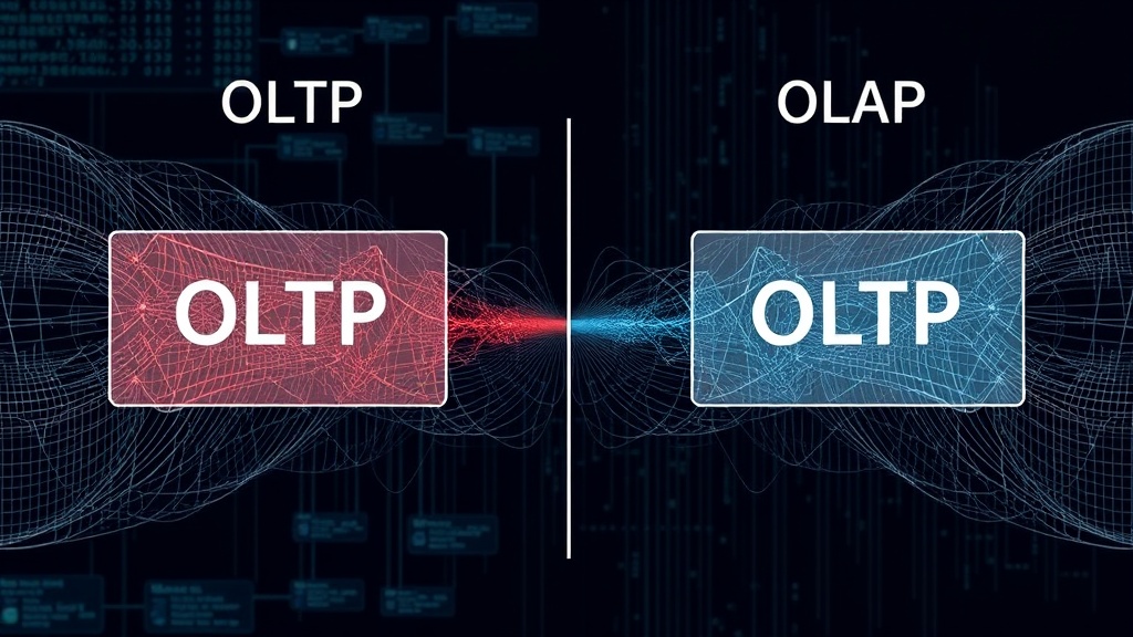 Diagram illustrating the traditional separation of OLTP and OLAP systems