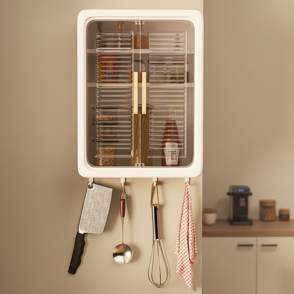 Wall-Mounted Kitchen Storage Cabinet photo 2