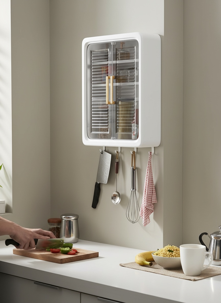 Wall-Mounted Kitchen Storage Cabinet photo 7