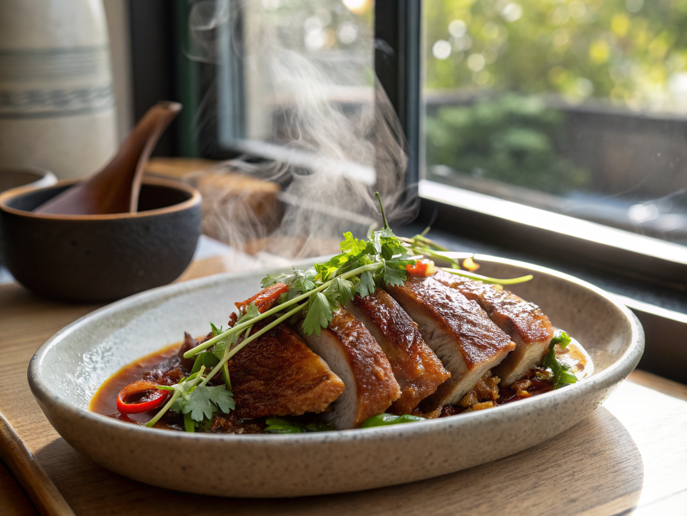 Sichuan Crispy Aromatic Duck with Spiced Salt