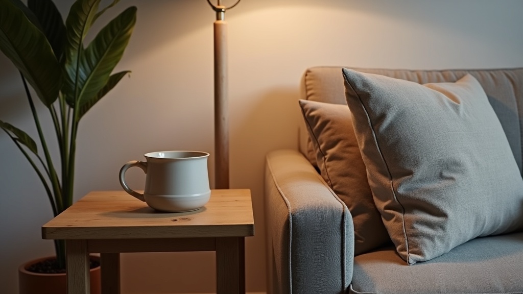 Oak, linen and ceramic bridging Scandinavian and organic styles