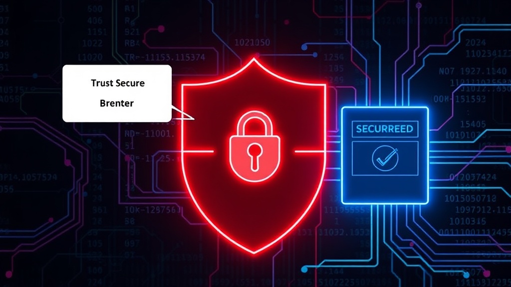 Diagram illustrating the trust boundary between a user's browser and a secure server for cryptographic operations