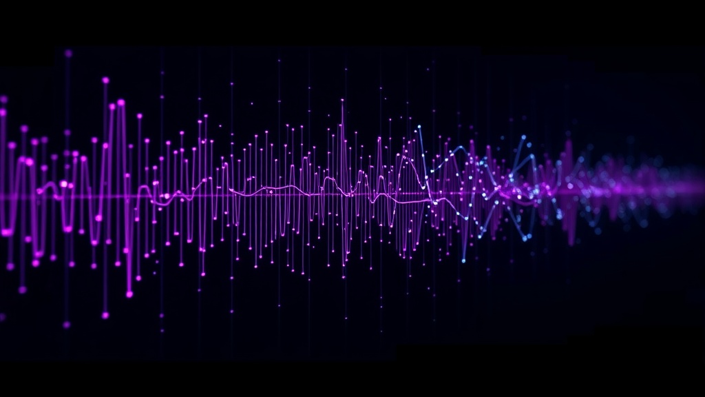 Visual representation of audio waveform segmented by speech detection