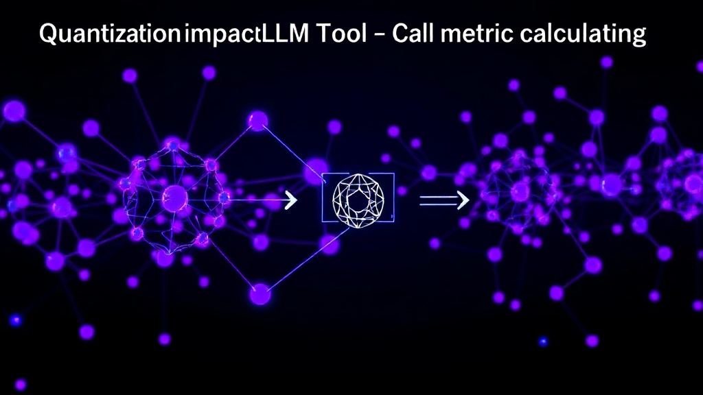 A diagram illustrating the QuantCall benchmark's data flow and metric calculation