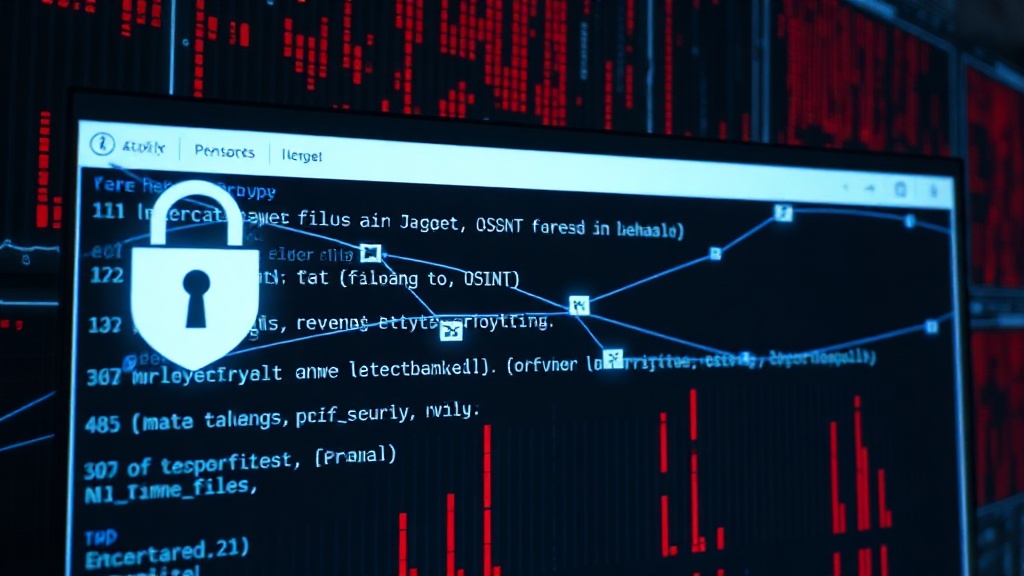 Command-line interface demonstrating the OSINT tool scanning a target domain